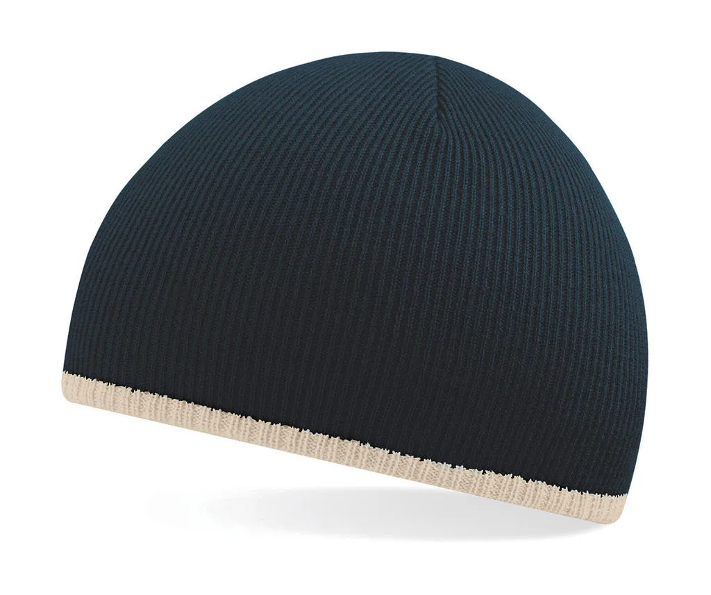 Dames Muts beechfield Two-Tone Beanie Knitted Hat B44c productfoto