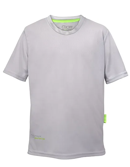 Kinder Sportshirt CONA SPORTS Evolution Tech Tee CSK11 in Kinder Sportshirt CONA SPORTS Evolution Tech Tee CSK11 - Ice Grey