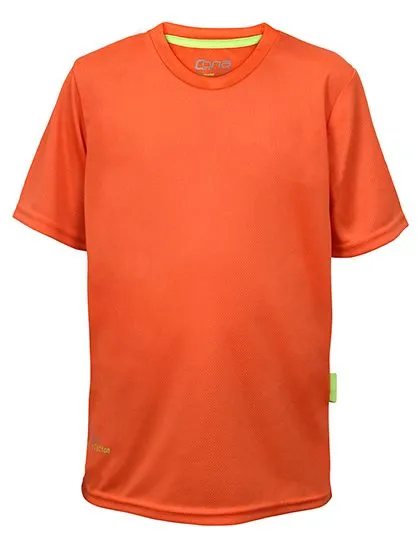 Kinder Sportshirt CONA SPORTS Evolution Tech Tee CSK11 in Kinder Sportshirt CONA SPORTS Evolution Tech Tee CSK11 - Orange