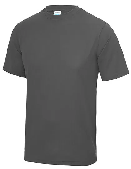 Heren Sportshirt AWDis JC001 in Heren Sportshirt AWDis JC001 Charcoal