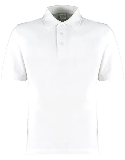 Heren Poloshirt Kustom Kit Classic KK460  in Heren Poloshirt Kustom Kit Classic KK460  White