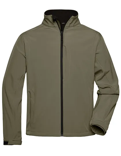 Heren Softshell Jas Daiber JN135 in Heren Softshell Jas Daiber JN135 Olive