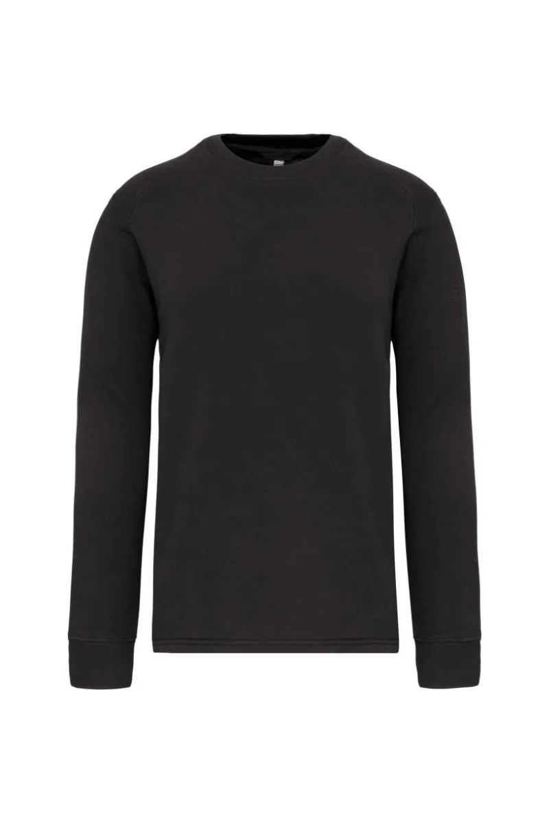 Werktrui WK Sweater met ingezette mouwen in Dark Grey