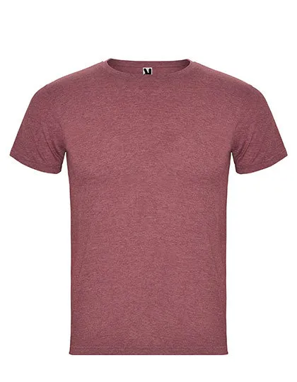 Heren T-shirt FOX Roly CA6660 in heather garnet red