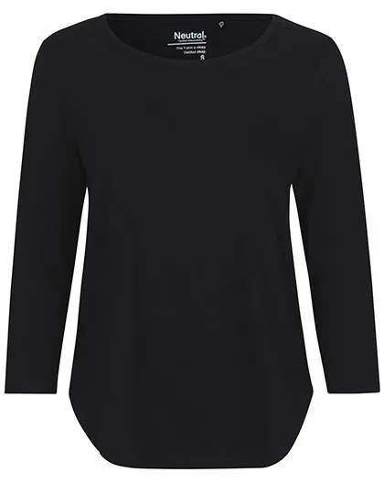 Dames T-Shirt Neutral Three Quarter Sleeve productfoto