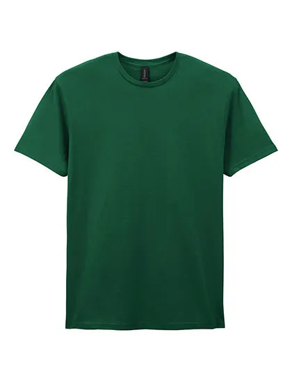 T-shirts unisex Gildan Ring Spun 64000 in T-shirts unisex Gildan Ring Spun 64000 - Fan Dark Green