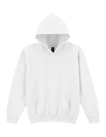 Kinder Hoodie Gildan Blend 18500B in Blend Youth Hooded Sweatshirt White