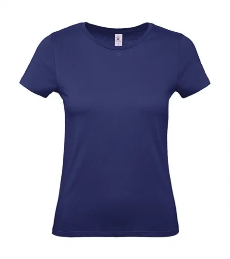 Dames T-shirt B&C E150 TW02T in Dames T-shirt B&C E150 TW02T Electric Blue
