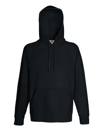 Heren Hoodie Fruit of the Loom Lightweight 62-140-0 in Heren Hoodie Fruit of the Loom Lightweight 62-140-0 Black
