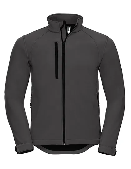 Heren Softshell Jas Russell R-140M-0 in Heren Softshell Jas Russell R-140M-0 Titanium