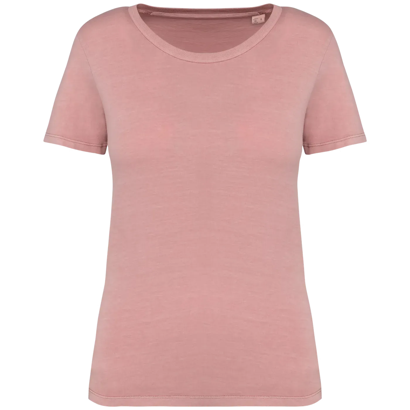 Dames T-shirt Native Spirit Ecologisch verwassen NS316 in Dames T-shirt Native Spirit Ecologisch verwassen NS316 - Petal Rose