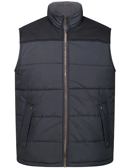 Heren Bodywarmer Altoona Regatta TRA806 in Heren Bodywarmer Altoona Regatta TRA806 Seal Grey-Zwart