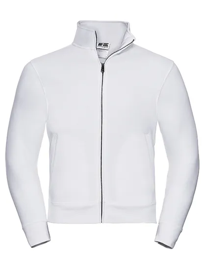 Heren Sweat Jacket Russell R-267M-0 in Heren Sweat Jacket Russell R-267M-0 White