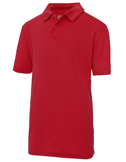 Kinder Polo AWDis Cool JC040J in Kinder Polo AWDis Cool JC040J Vuur Rood