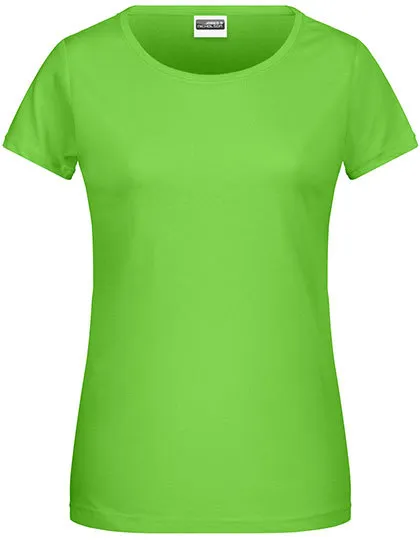 Dames T-shirt Daiber Basic-T 8007 in Lime Green