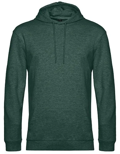 Heren #Hoodie B&C WU03W in Heren #Hoodie B&C WU03W - Heather Dark Green