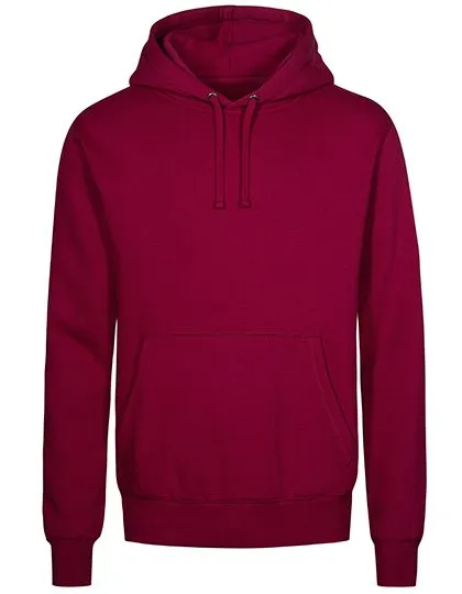Heren Hooded Sweater Promodoro 1680 in Heren Hooded Sweater Promodoro 1680- Berry