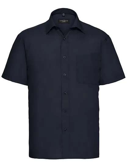 Overhemd Korte Mouw Russell Poplin R-935-M-0 productfoto