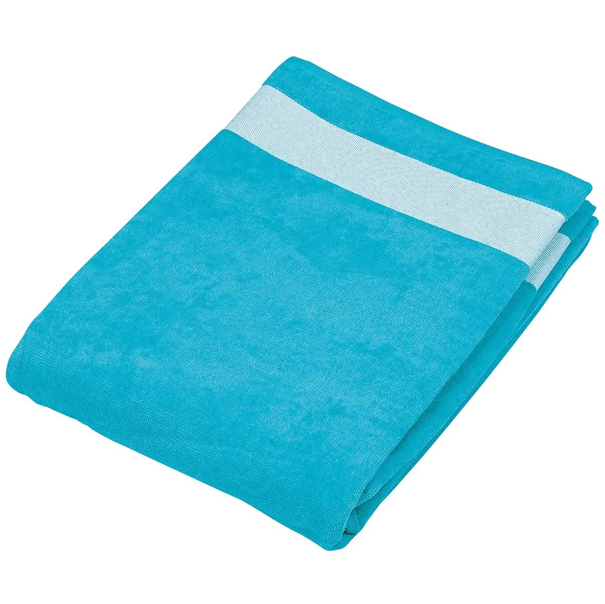 Fluwelen Strandlaken Kariban K118 in Fluwelen Strandlaken Kariban K118 TURQUOISE-WHITE
