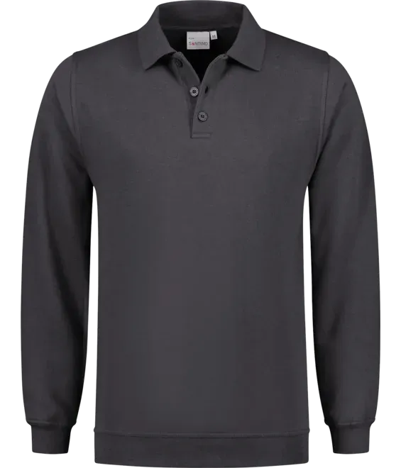 Polo Sweater Santino Robin in Polo Sweater Santino Robin Graphite