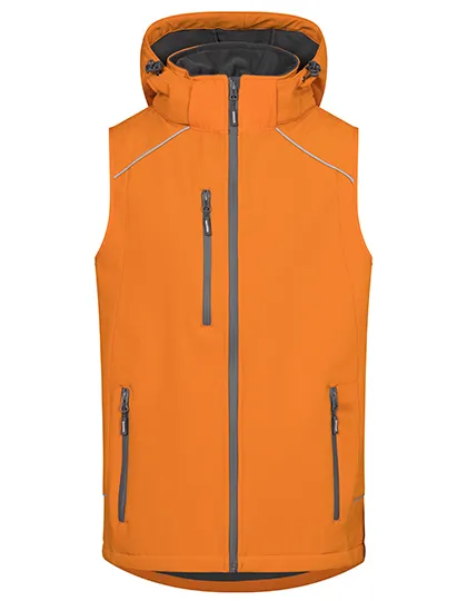 Heren Softshell Bodywarmer Promodoro 7840 in Heren Softshell Bodywarmer Promodoro 7840 Oranje
