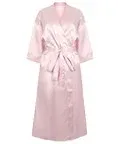 Dames Badjas Satijn Towel City TC054 in Dames Badjas Satijn Towel City TC054 Light Pink