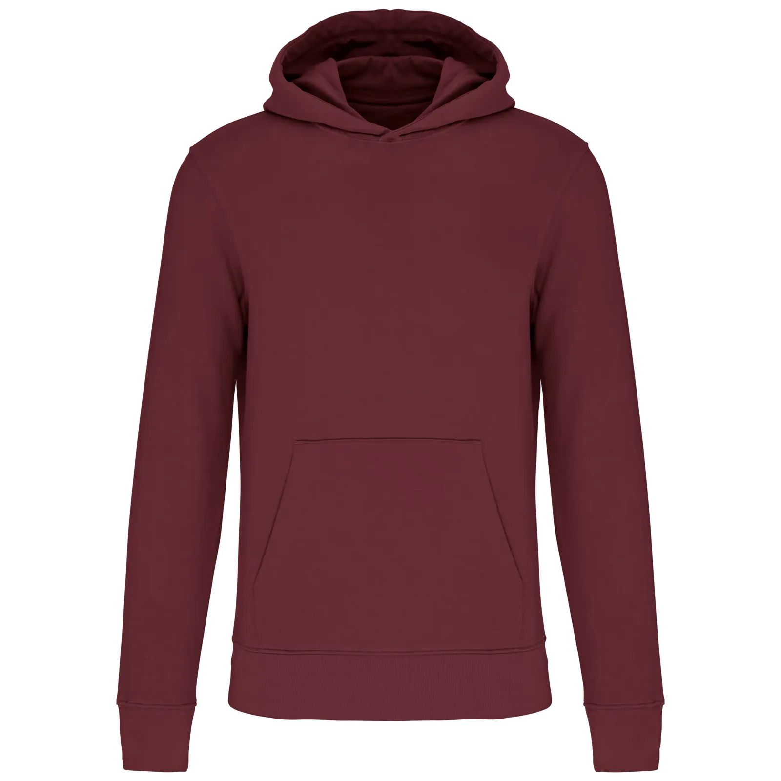 Ecologische kindersweater met capuchon Kariban K4029 in Ecologische Kinder Hoodie kariban K4029 - wine