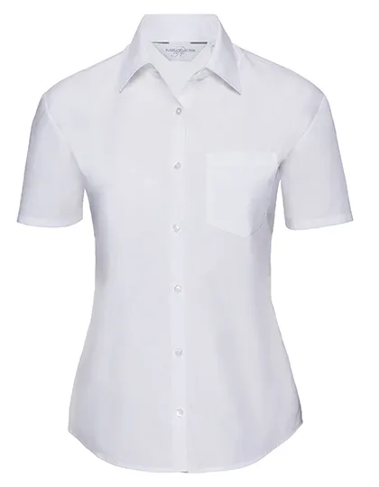 Dames blouse korte mouw Poplin Russell R-935F-0 productfoto