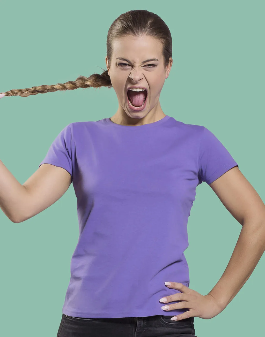 Dames T-shirts Kariban K380 productfoto