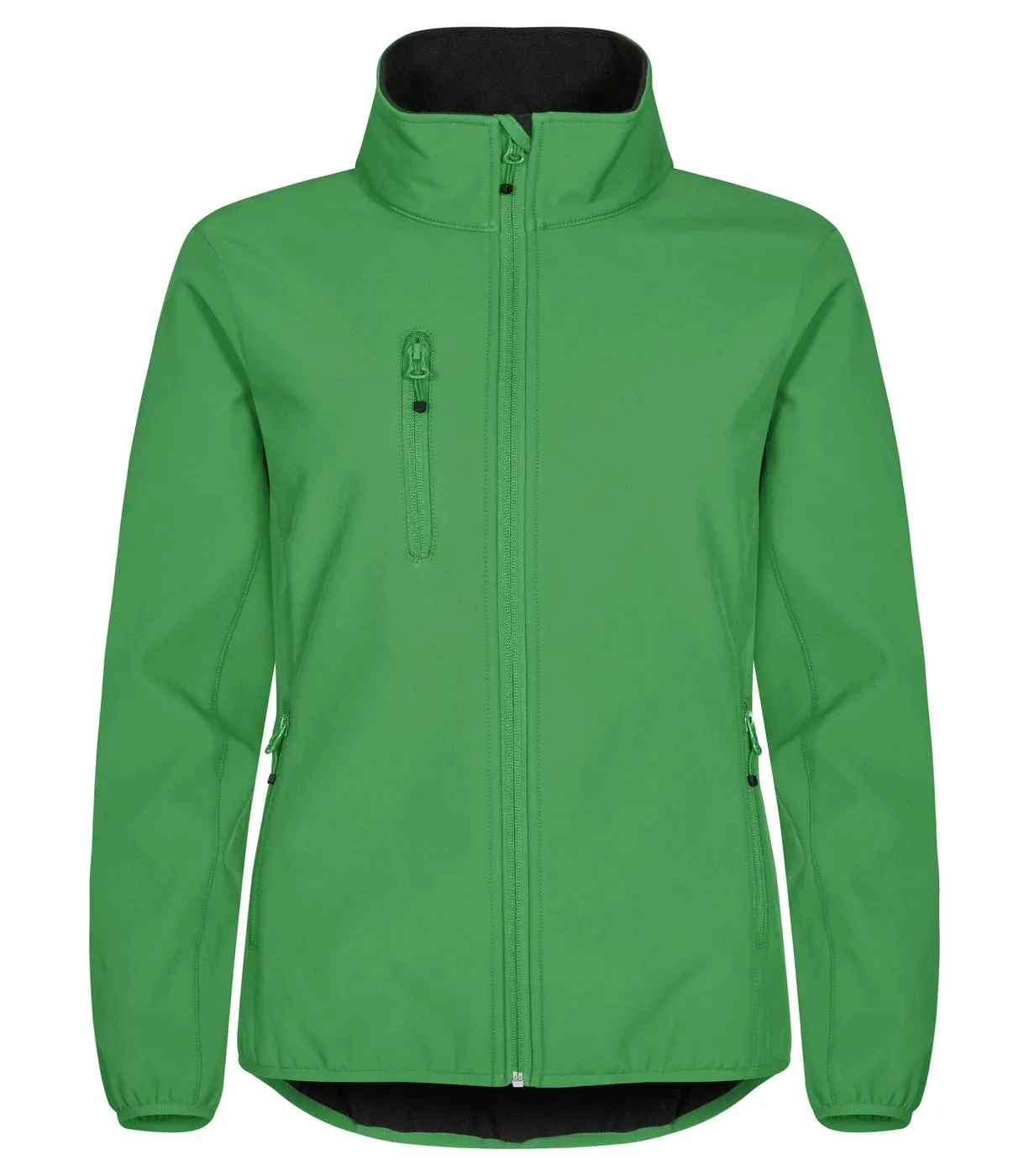 Dames Softshell Jas Clique Classic 0200915 in Dames Softshell Jas Clique Classic 0200915 appel groen