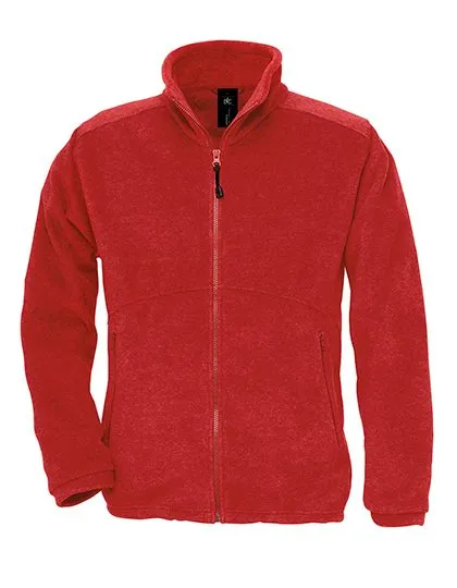 Heren Fleece Vest B&C Icewalker FU703 in Heren Fleece Vest B&C Icewalker FU703 Red