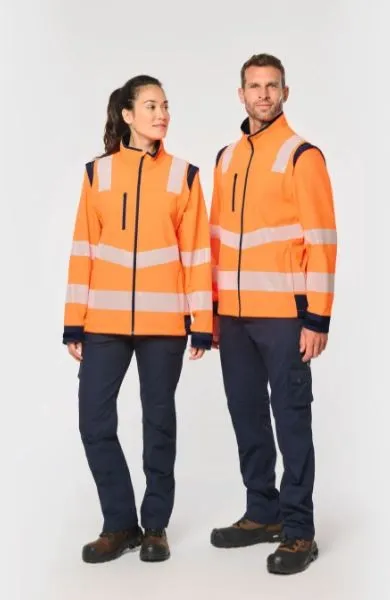 Werkjas Softshell WK afneembare mouwen WK460
