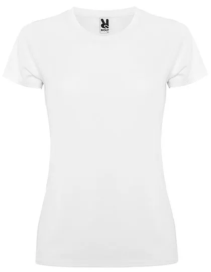 Dames Sportshirt Montecarlo Roly CA0423 in Dames Sportshirt Montecarlo Roly CA0423 - White