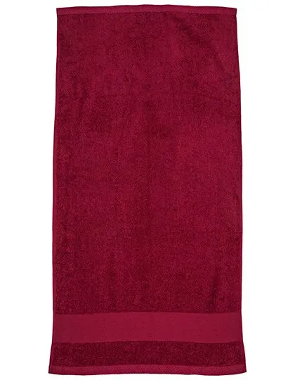Organische Handdoek Fair Towel 92UA-7477B-0 in Organische Handdoek Fair Towel 92UA-7477B-0 Burgundy