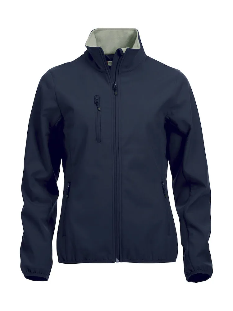 Dames Softshell Jas Clique Basic 020915 in Dark Navy