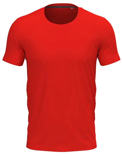 Heren T-shirt Strech Stedman Clive ST9600 in Heren T-shirt Strech Stedman Clive ST9600 - Scarlet Red
