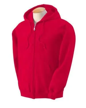 Hoodie Heavy Blend Adult Full Zip Gildan 18600 productfoto