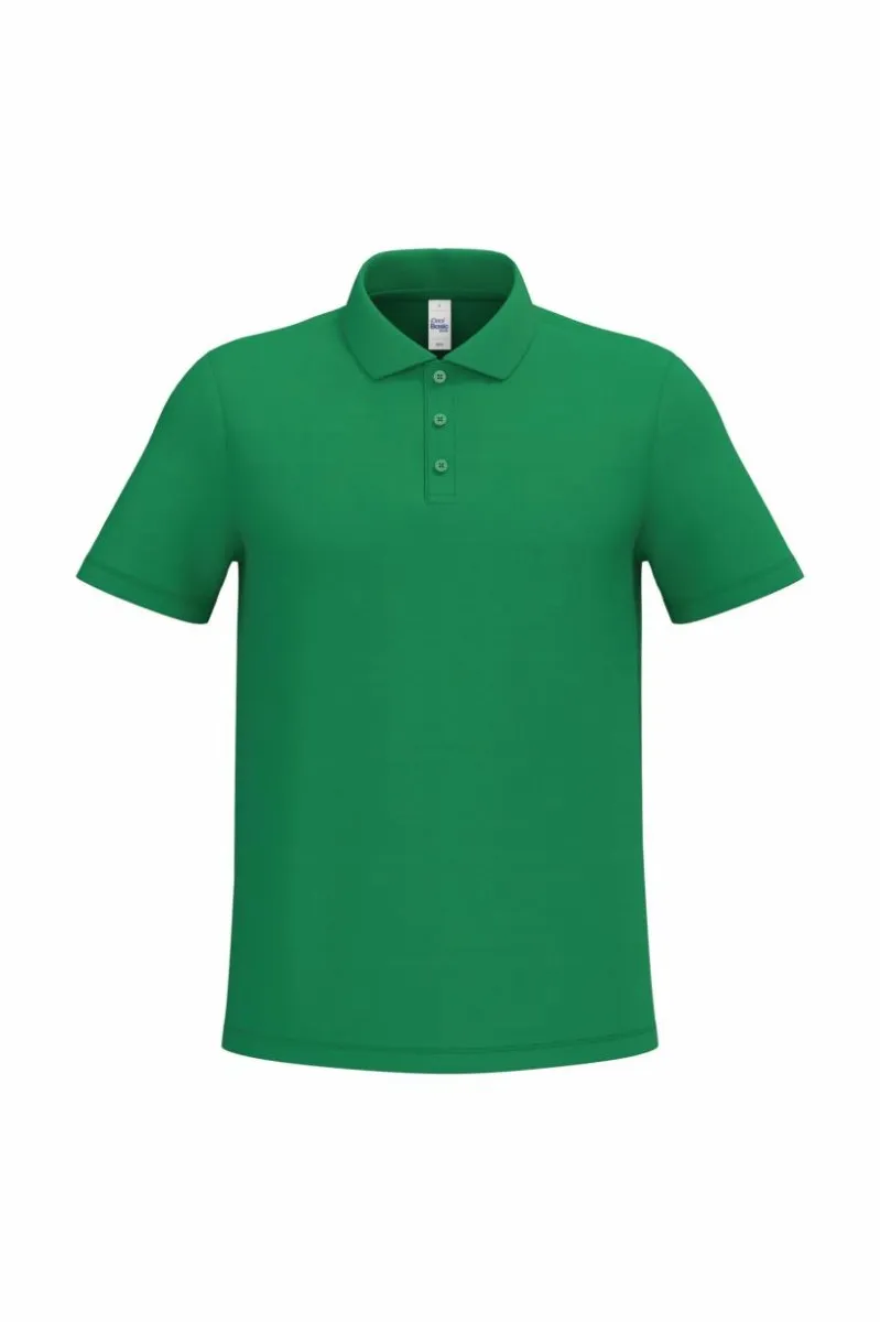 Goedkope Heren Polo iDeal Basic Brand in kelly Green