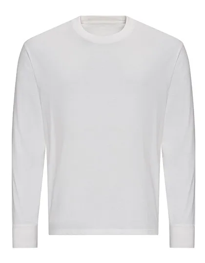Heren T-shirt AWDis Oversize 100 Long Sleeve T productfoto