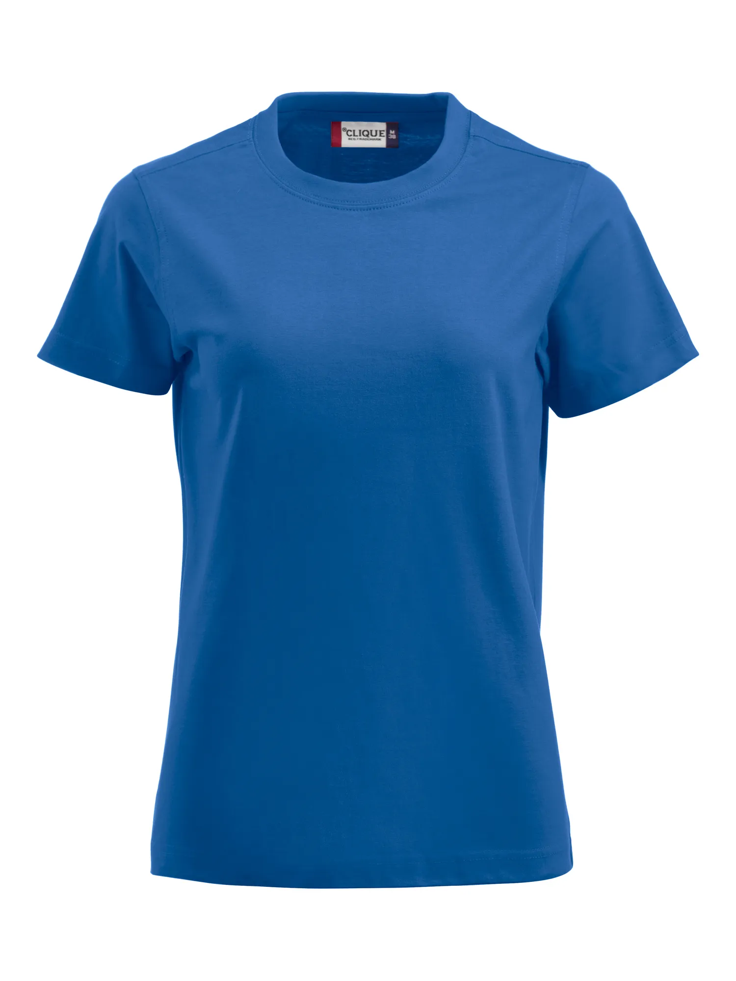 Dames T-shirt Clique Premium-T 029341 in Dames T-shirt Clique Premium-T 029341 - Kobalt