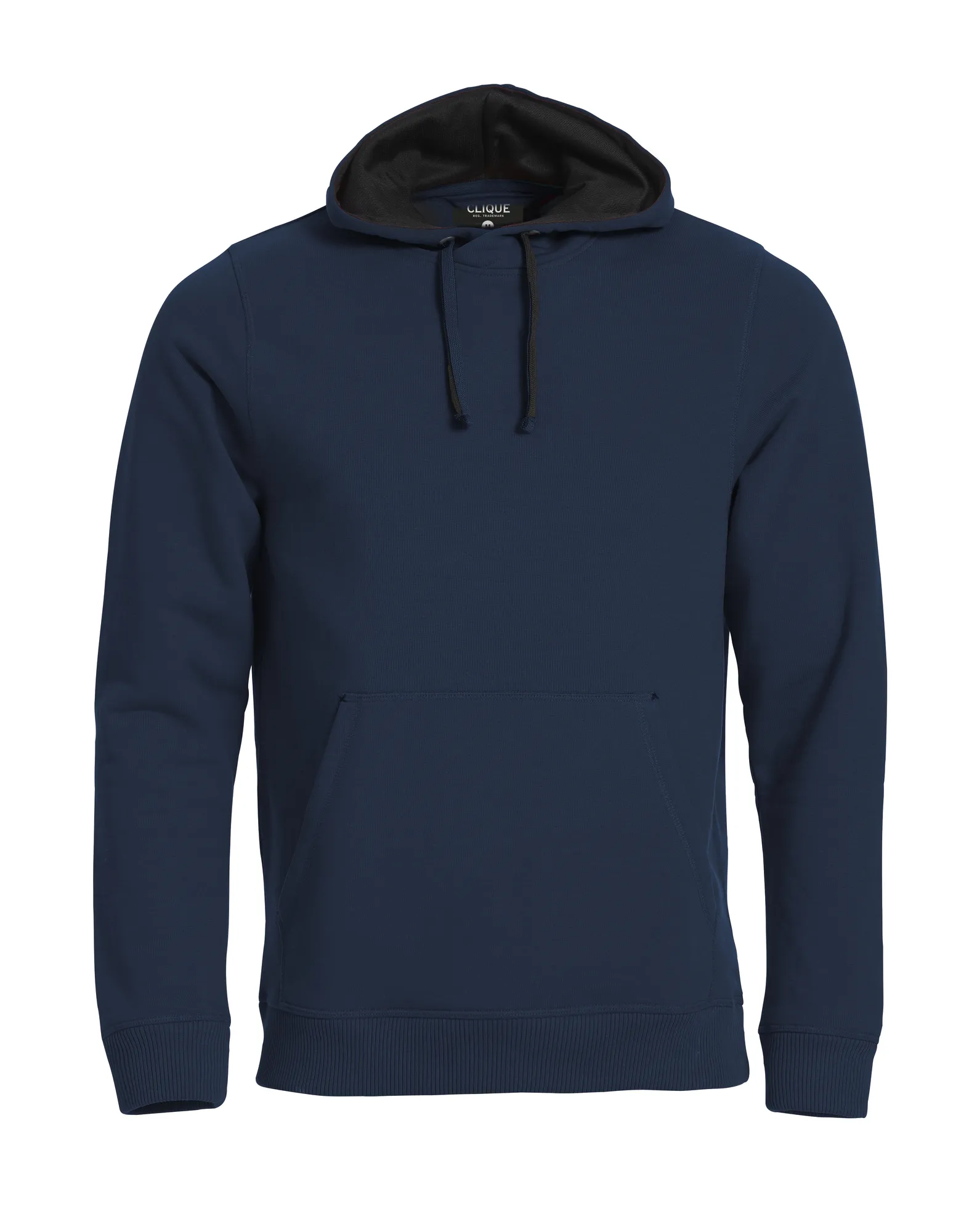 Heren Hoodie Clique Classic 021041 in Heren Hoodie Clique Classic 021041 Dark Navy