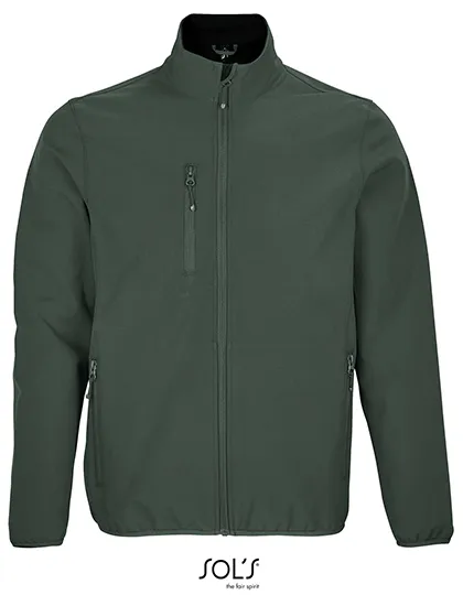 Heren Softshell Jas Sols 03827 in Heren Softshell Jas Sols 03827 Forest Green