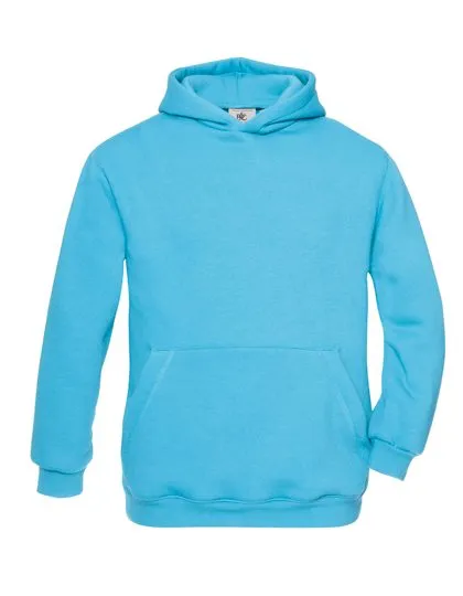 Kinder Hooded sweaters B&C WK681 in Hooded Kids Sweat B&C very turquoise