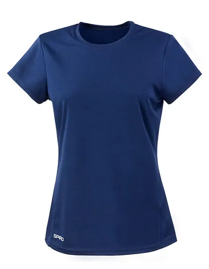 Dames Sportshirt Spiro S253F in Dames Sportshirt Spiro S253F - Navy