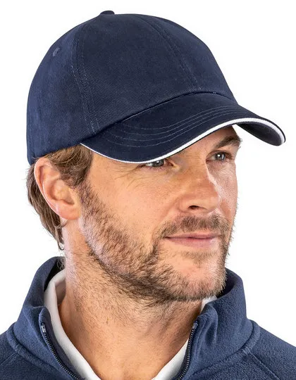 Cap 6 panel Brushed Cotton RC024X