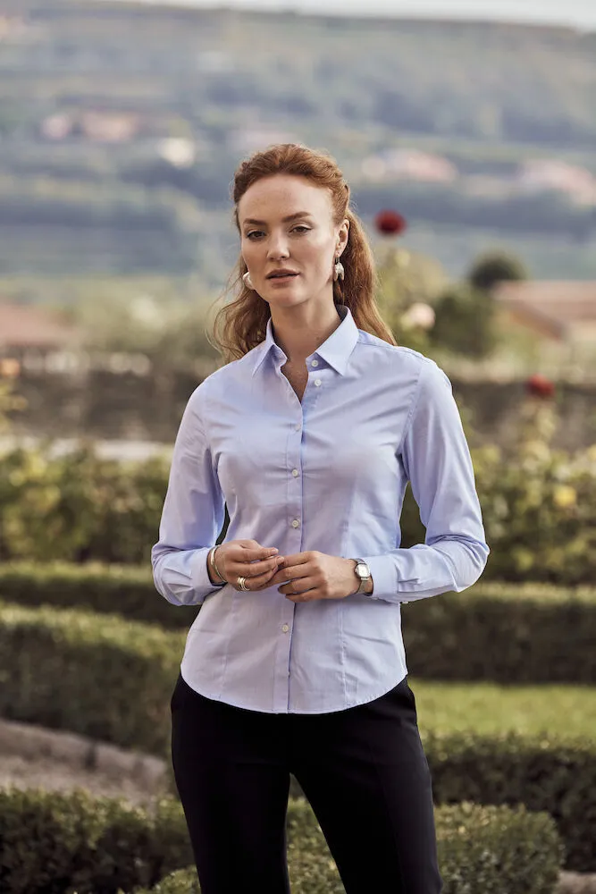 Dames blouse Poplin Russell 936F lange mouw productfoto