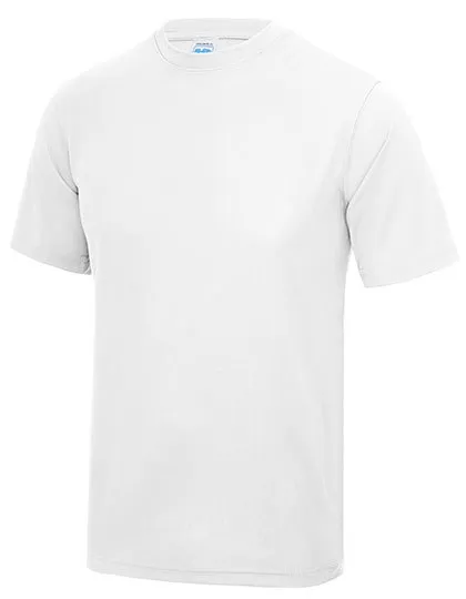 Heren Sportshirt AWDis JC001 in Heren Sportshirt AWDis JC001 Wit