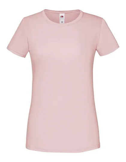 Dames T-shirt Iconic Fruit of the Loom 61-432-0 in Dames T-shirt Iconic Fruit of the Loom 61-432-0 - Powder Rose