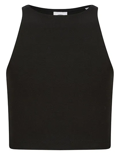 Kinder Sportshirt SF clothing  Cropped Top in black