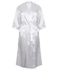 Dames Badjas Satijn Towel City TC054 in Dames Badjas Satijn Towel City TC054 Wit